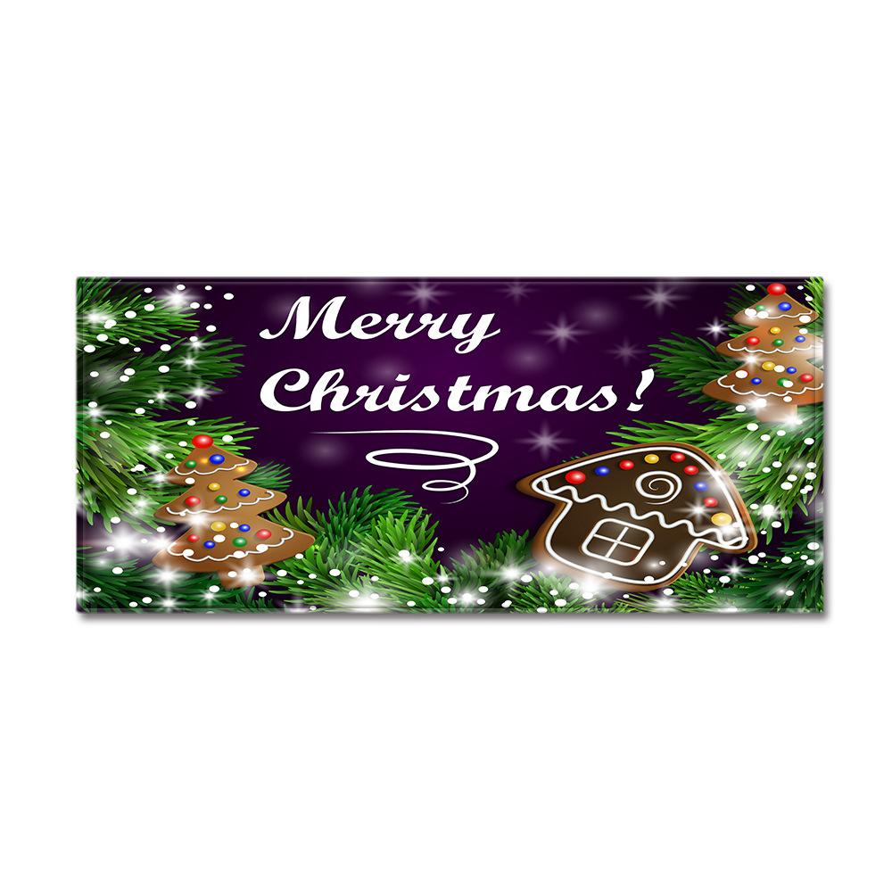 Christmas Kitchen Sand Carpet Doormat Long Floor Mat
