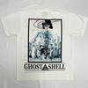 [Б/У] Призрак в доспехах Мотоко Кусанаги Аниме-футболка с двусторонним принтом, Б/У, Размер L, Белая