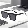 Модные солнцезащитные очки Fashion Box Черные с защитой UV400 для мужчин Крутые очки для вождения и езды с персонализированной УФ-защитой