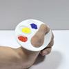 Plastic Paint Tray 3D Printed Finger Palette With Hand Grip