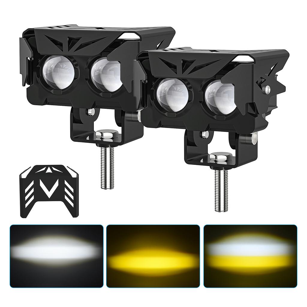 Светодиодные фонари для бездорожья. Светодиодные фонари для вождения. Суперпрожектор. 2 шт.