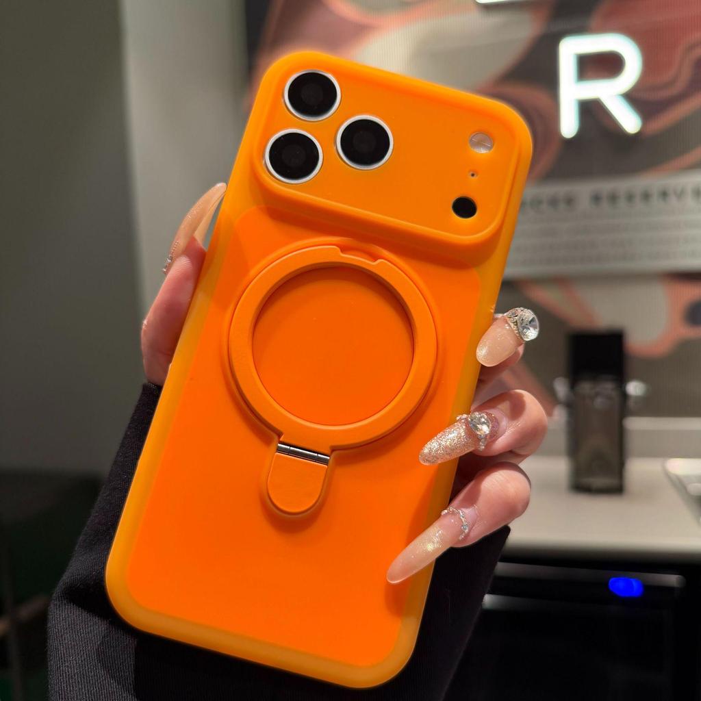 Чехол для телефона с точными вырезами для Apple 15Pro, 16Pro, 17Pro Max - Стойка с мороженым и простой дизайн в однотонном цвете