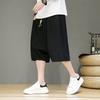 Casual Sweatpants For Men Summer Autumn Casual Cotton Cropped Pants Loose Low Crotch Harem Pants High Street Sweatpants