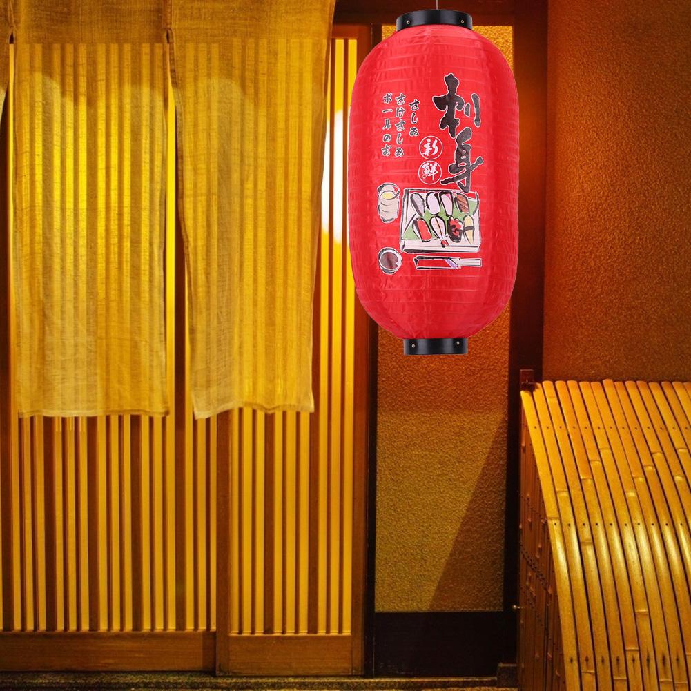 Распылительная покраска Ткань для фонаря Ткань Декор для суши-ресторана Подвесной фонарь