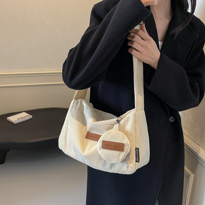 Вельветовая сумка женская сумка большая вместимость сумка через плечо