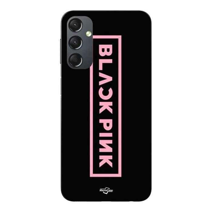 Coque Pour Samsung galaxy A24 Blackpink VIP Tickets Blackpink logo Front noir Maniacase