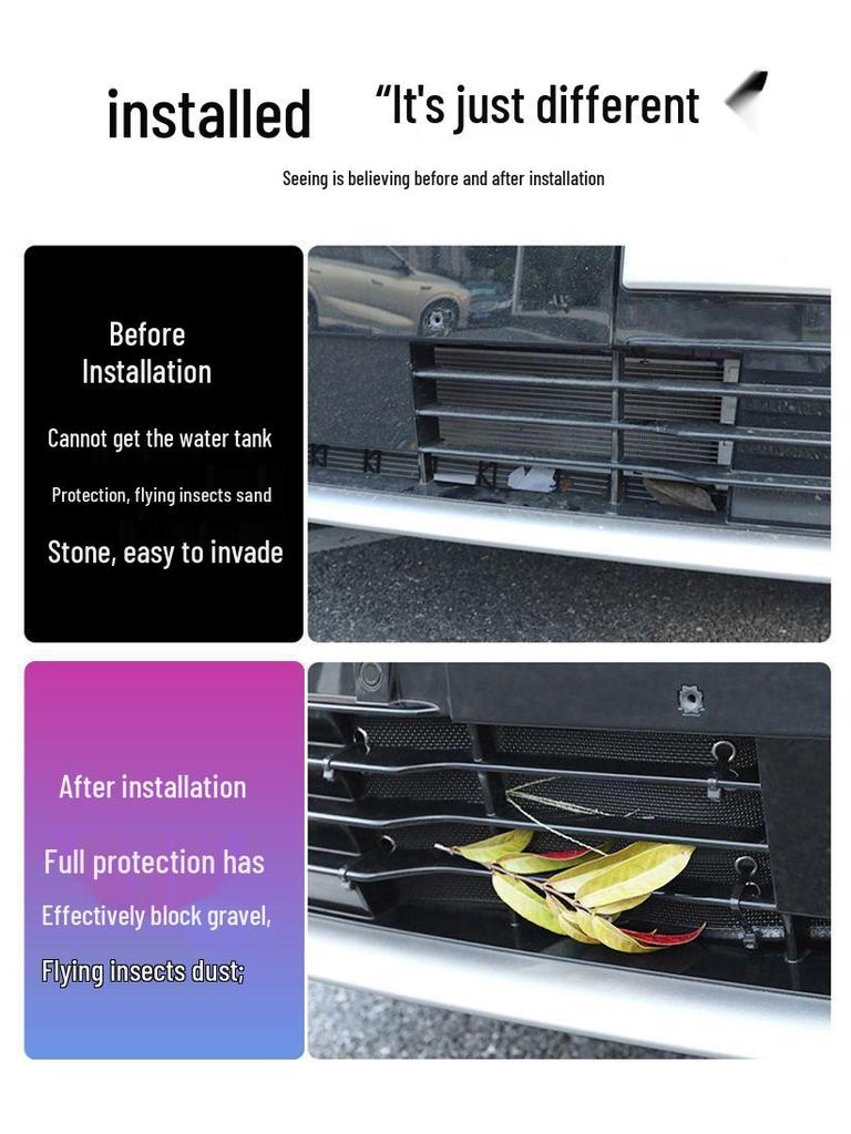 Toyota RAV4 Anti-Insect Radiator Protection Net Cover Against Pollen, Catkins, and Dust