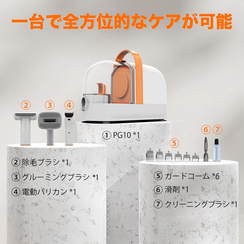 Машинка для стрижки собак AIRROBO Pet Clipper Set Grooming Vacuum Cleaner 12000Pa Super Powering всасывание 3 уровня регулировки Набор для стрижки домашних животных Устройство для красоты собак и кошек