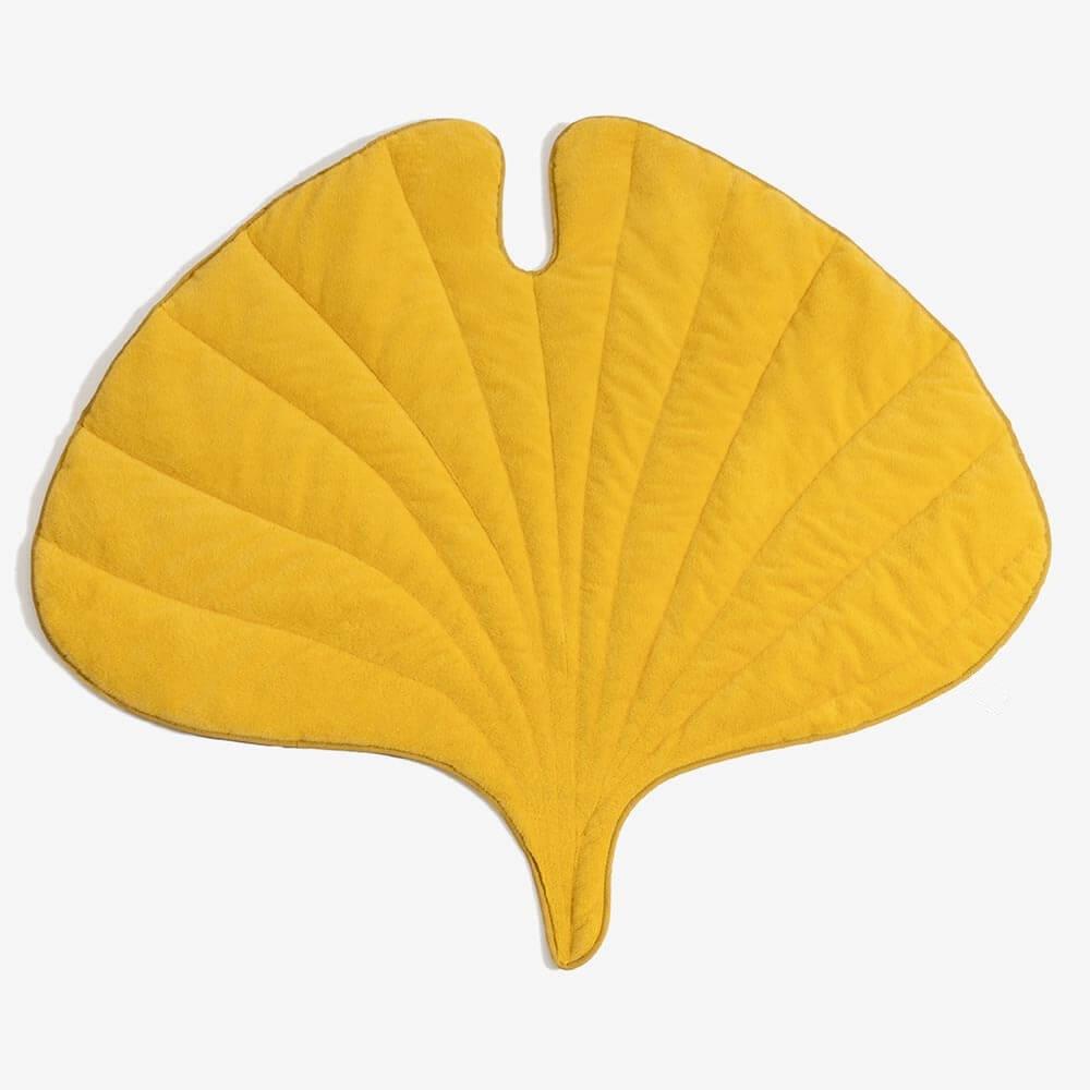 Thickened Creative Decorative Rug Leaf Shape Quilted Mat Irregular Adult Pet Dog Cat Mat Blanket for Pets