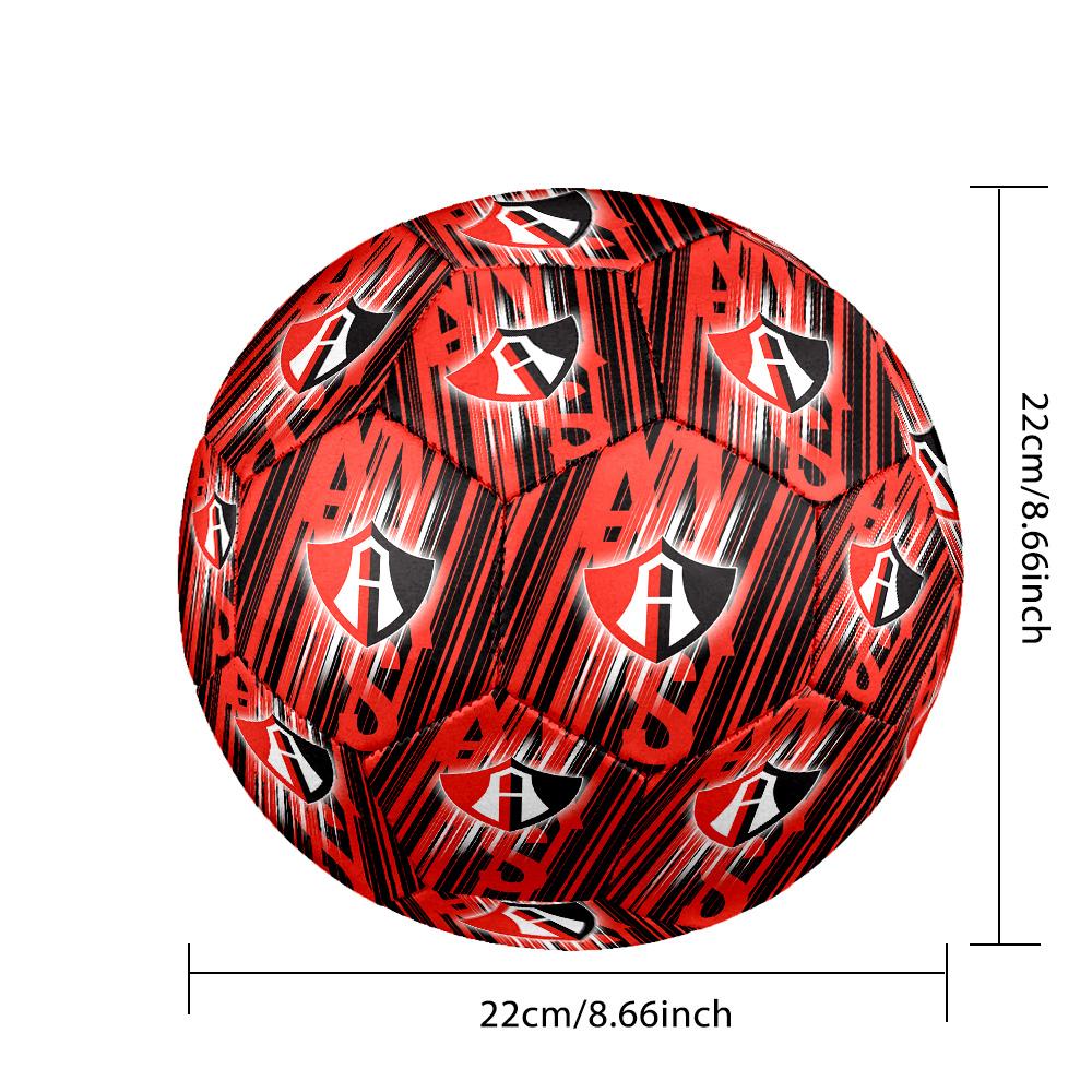 Atlas FC Indoor Soccer Ball Size 5 Colorful All Ages Machine Stitched PVC Competition Ready Durable High-Bounce