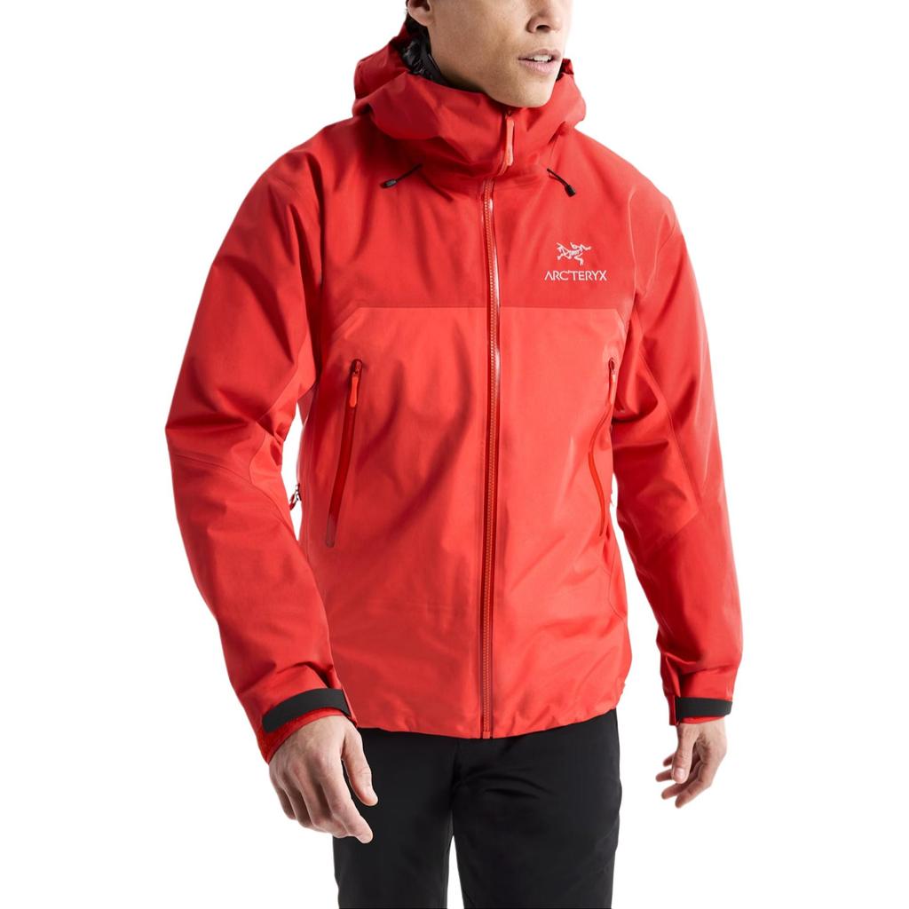 Мужская водонепроницаемая и дышащая ветровка Arc'teryx BETA AR Черная X000006488