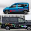 Автомобильные наклейки с горными пейзажами Для Renault Dacia Dokker Фургон-кемпер DIY Боковая дверь Виниловый декор Наклейки Автоаксессуары для тюнинга