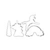 Emportes-pièces - Scrapcooking - Licorne - 4 pcs - Fer blanc - Non compatible lave-vaisselle