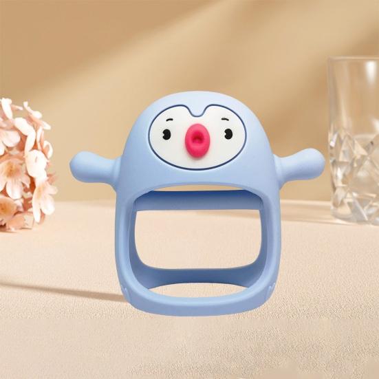 Baby Teether Food Grade Soft Safe Resilient Appease Mood Anti-eating Hand Silicone Kids Teething Newborn Dental Care Chew Toy Baby Product