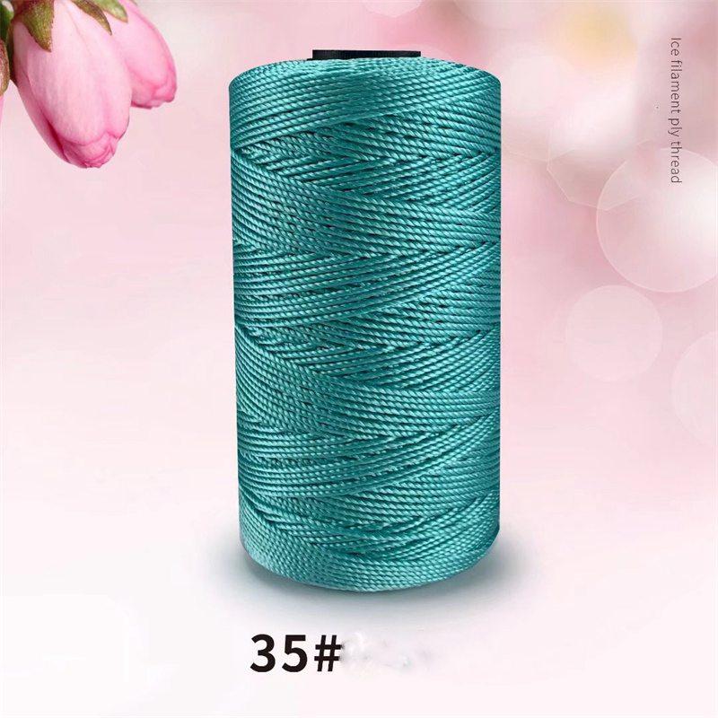 Ручная работа, ремесло, витой шнур макраме, сделай сам, свадебный декор, полипропиленовая швейная нить, 34 цвета, веревка