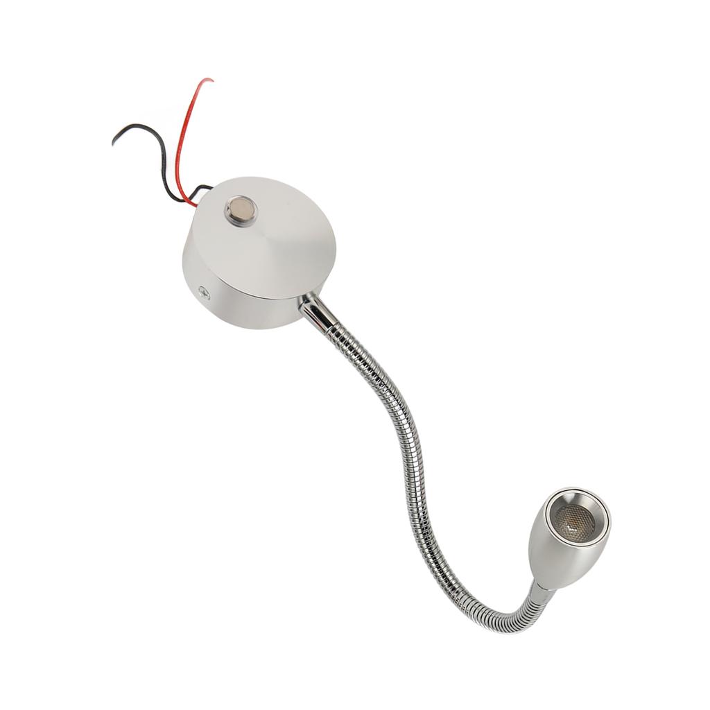 Светодиодная лампа для кровати RV на гибкой ножке с портом USB, портом Type-C, сенсорным управлением 12-24 В, мягкий свет, лампа для чтения у кровати RV для фургона, лодки