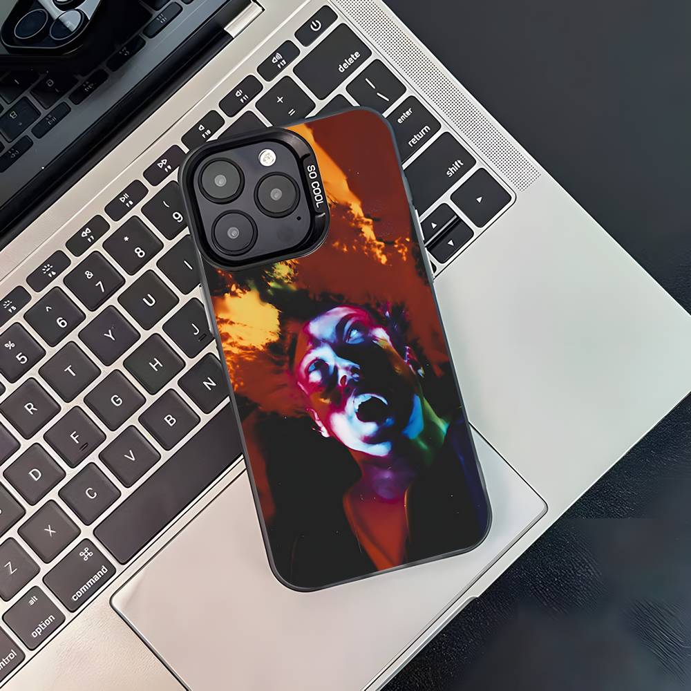 Band A-Alice in Chains Phone Case For iPhone 17,16,15,14,13,12,11,Pro,XS,Max,Plus,Mini,SE4,E Black Matte Shockproof Cover