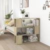 VidaXL Bookcase-Room Divider Sonoma Oak 100x24x94 Cm