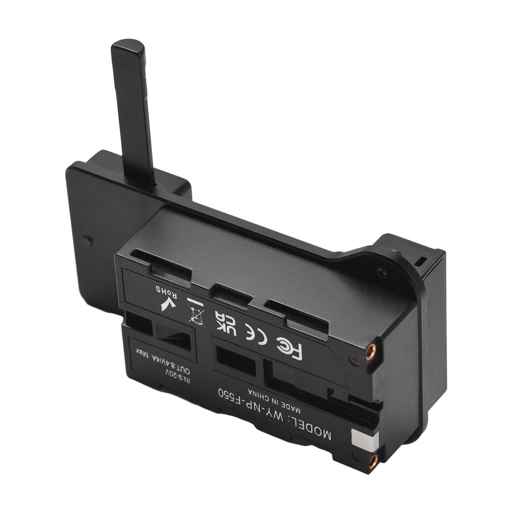 Andoer V Mount Battery Plate To NP-F Dummy Battery Power Adapter Built-in Battery Decode Chip
