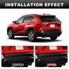 For Toyota RAV4 Camry Rear Light Kit Reflector Fog Lamp Bumper Brake Red for Lexus IS-F GX470 RX300 Sienna Venza Reiz Innova