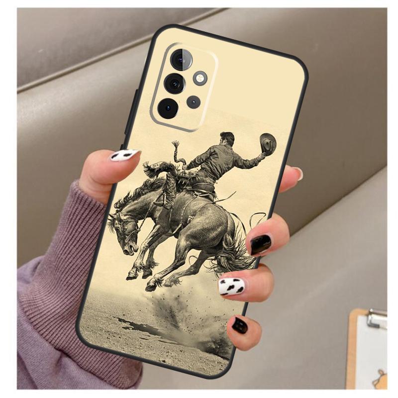 Ковбойский чехол для Samsung Galaxy A56 A16 A26 A36 A06 A52 A53 A33 A13 A34 A54 A14 A15 A35 A55 A22 A32