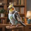 Parrot Travel Harness Diaper Clothes with Leash, Flight Diaper, Reusable Nappy Clothes, Outdoor Training for Parakeet Budgies Conure Lightweight