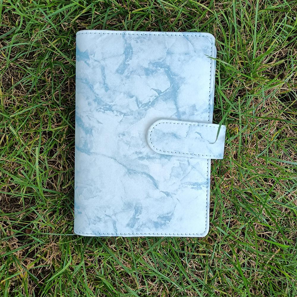 Best Selling Product A6 Marble PU Leather Budget Binder Money Planner Organizer Journal Notebook Budget Binder