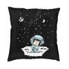 Happy Mafalda Square Pillow Cover Decoration Argentina Manga Quino Comic Cushion Cover Throw Pillow Sofa Doublesided Printing