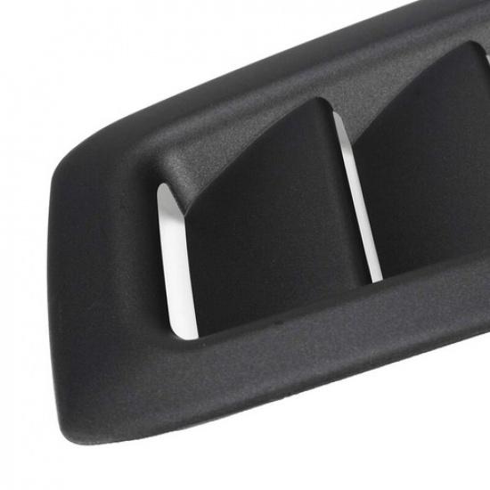 Car Hood Vent Scoop Air Flow Intake Louvers Cooling Bonnet Cover Matte Black