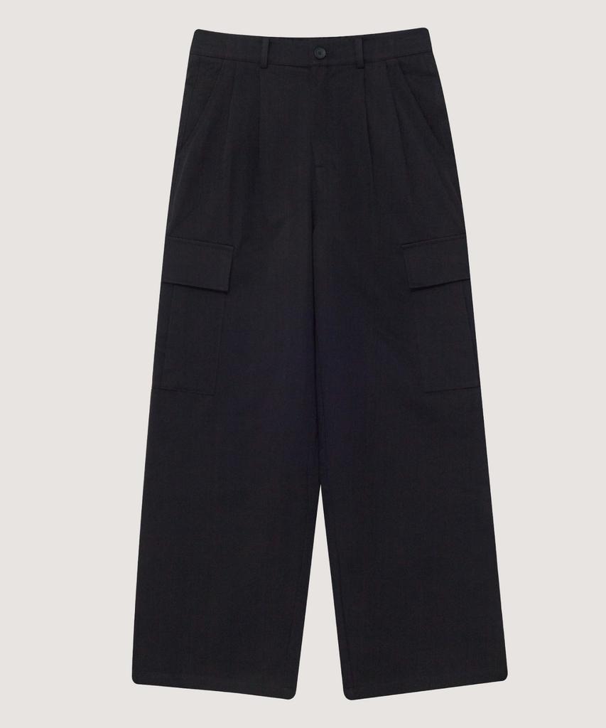 BONATSPALETTE Bp Wide Elastic Waist Cotton Cargo Pants_5 Colors