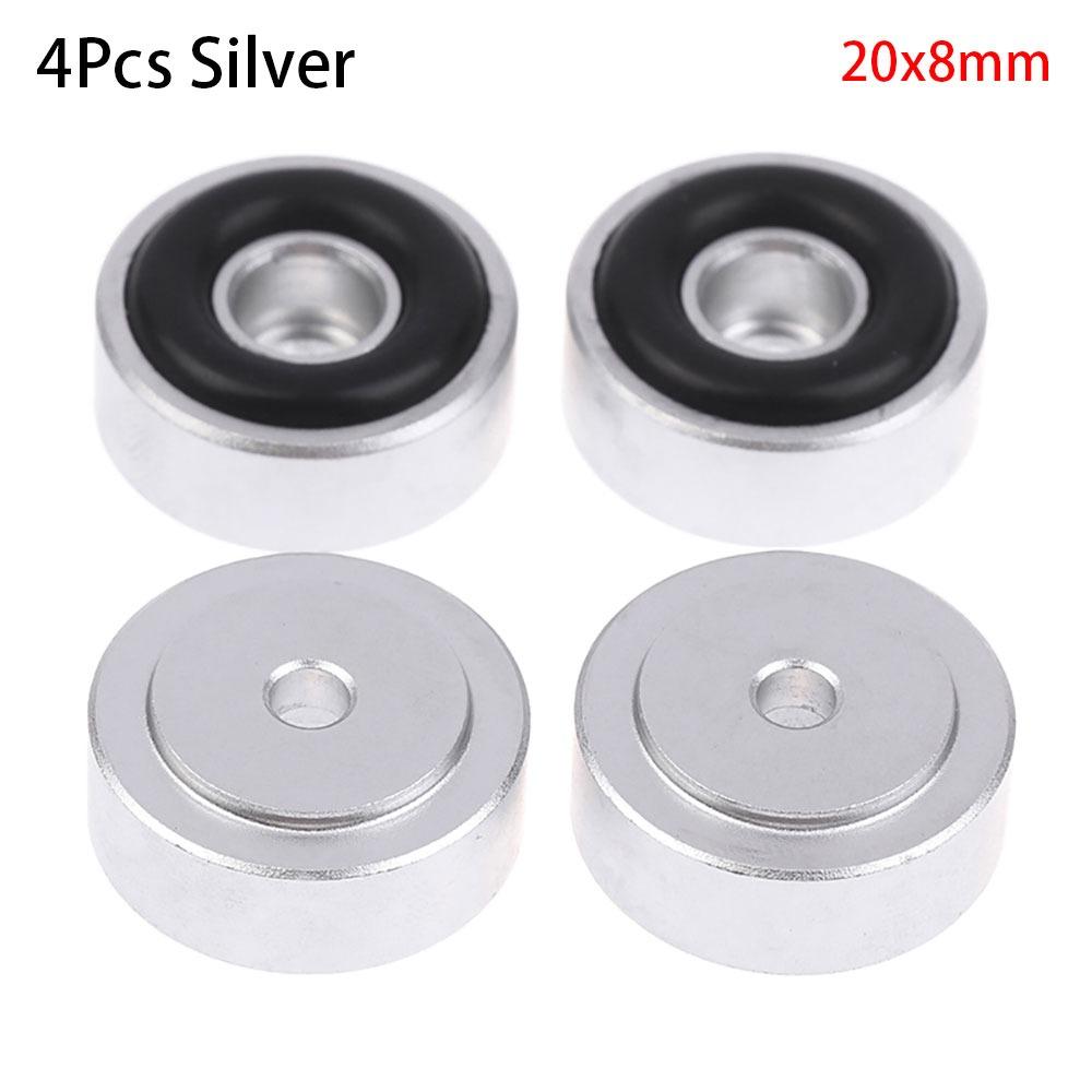 1/4Pcs Aluminum Alloy Feet Pad Isolation Amplifier Base Feet for Speakers CD Amplifier