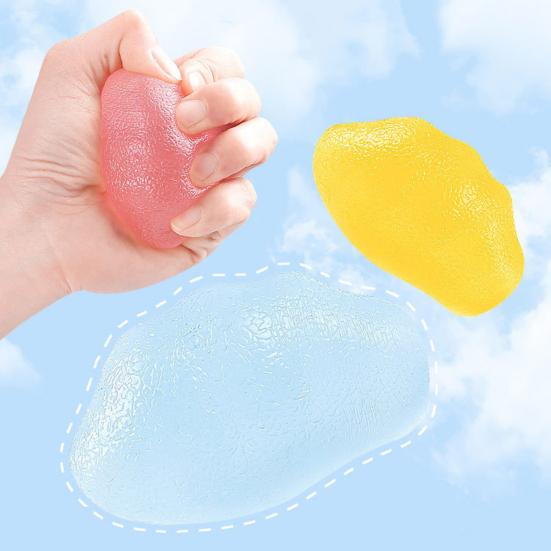 Мяч-антистресс Cloud, снятие тревожности, терапия для рук, реабилитация, сжимаемый мяч, игрушка для детей, подростков, взрослых, переносной мягкий мяч TPR, сенсорная игрушка