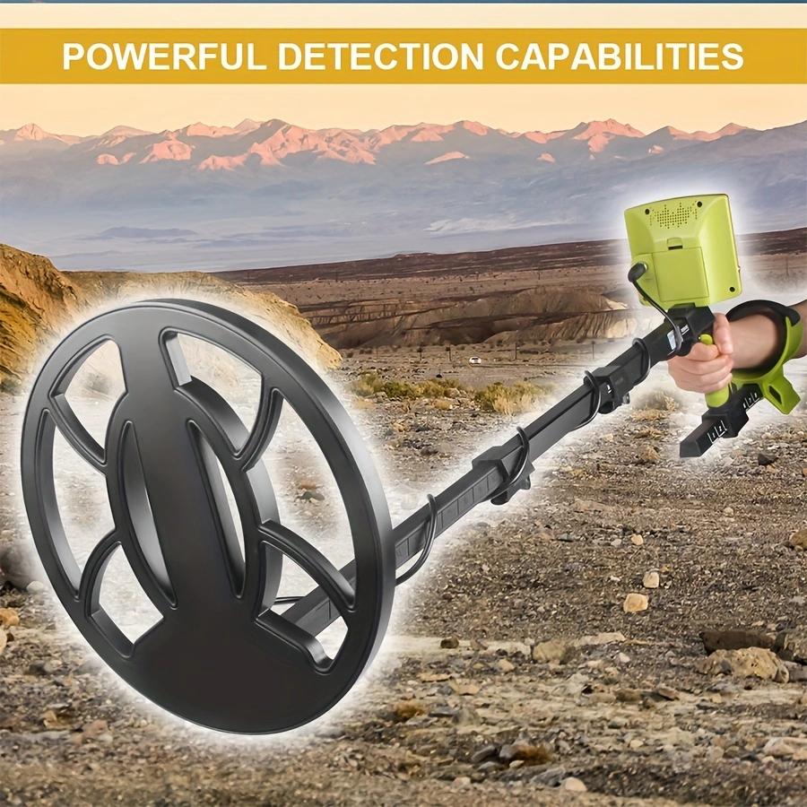 Металлоискатель для взрослых, аналоговый указательный металлоискатель с ЖК-экраном, водонепроницаемая катушка 10 дюймов, регулируемая, все металлы, диск и точечный поиск