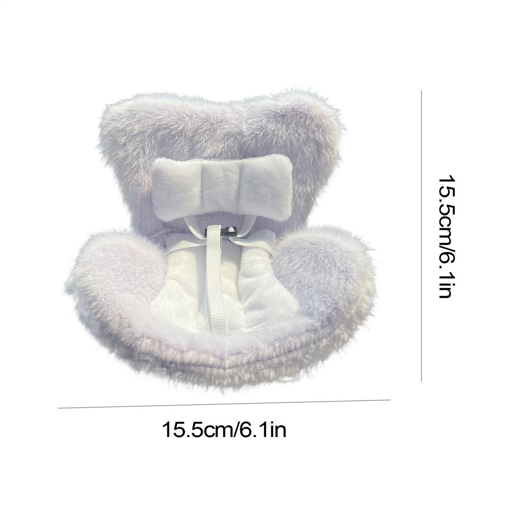 Автокресло для плюшевых кукол Миниатюрный зажим для вентиляционного отверстия Сиденье для куклы для автомобиля Автомобильная игрушка Дисплей Декор с зажимом для вентиляционных отверстий для дома на колесах