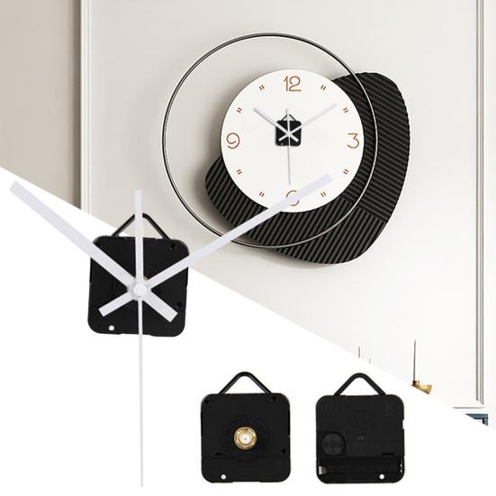 1 Set Clock Movement Mechanism Mute DIY Repair Part Plastic Useful Frameless for Home