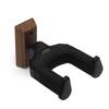 Walnut Wooden Guitar Wall Mount Hanger with Gravity Lock for Acoustic & Electric Guitars