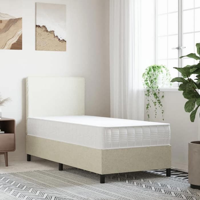 VidaXL Matelas à ressorts ensachés dureté moyenne 90x200 cm 372827