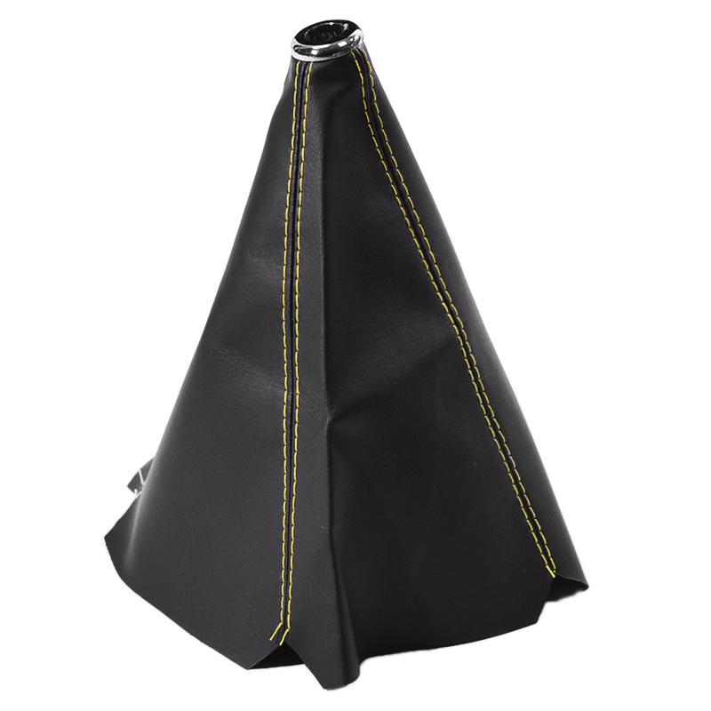 Универсальный автомобильный чехол из ПВХ кожи для рычага переключения передач, пыльник, гетры, черный/красный для Toyota/Honda/BMW/VW/Benz/Opel