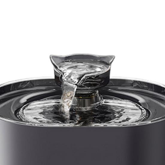 Автоматический фонтанчик для воды для домашних животных с 4-кратной фильтрацией, емкостью 22 л, способствует увлажнению здоровья собак и кошек, без BPA, с питанием от USB