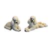 Resin Dog Figurines For Modern Home Decor Gift For Pet Enthusiasts