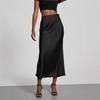 Women's Temperament Elegant Silky Texture Satin Skirt Slimming Down Skirt