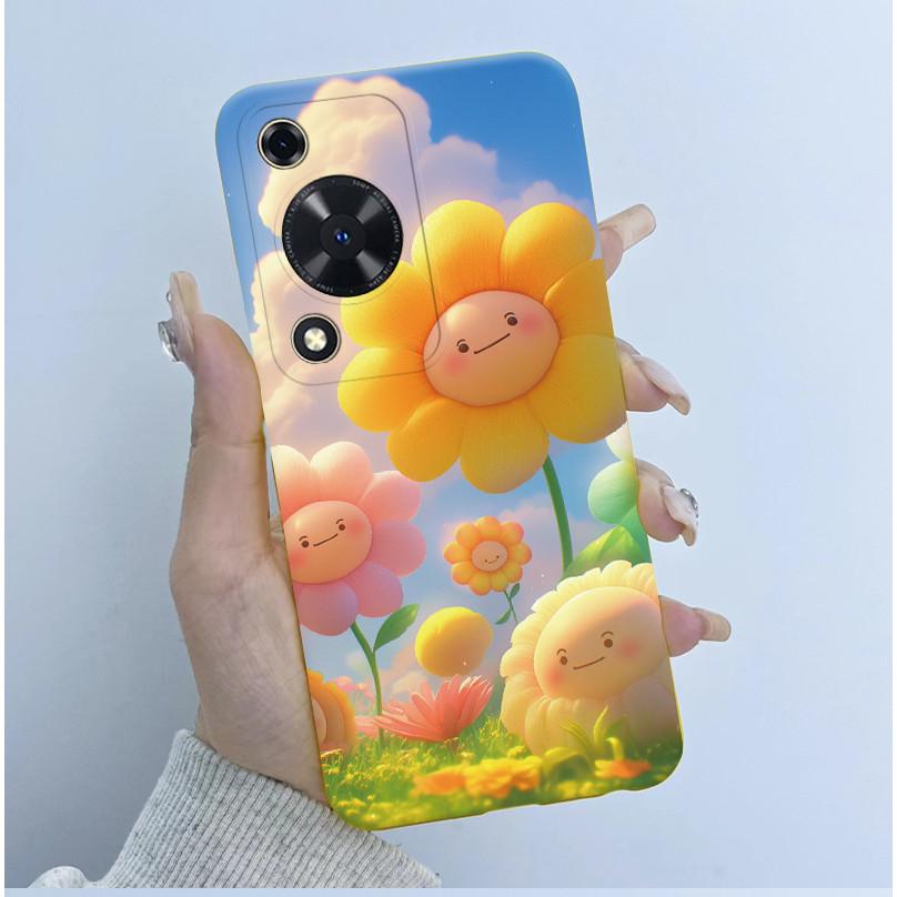 Чехол для телефона Huawei Nova Y72 Чехлы 6,75" Милый Чехол-Панда Астронавт Для Huawei Enjoy 70 NovaY72 MGA-LX3 Мягкий Силиконовый Корпус