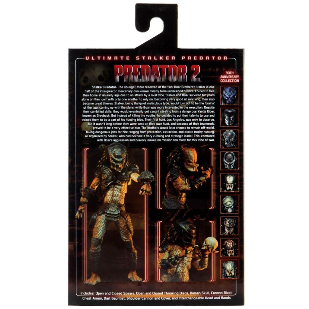 NECA Predator 7 Inch Ultimate Action Figure Stalker 2021 PREDATOR 2 ULTIMATE STALKER PREDATOR Movie Predator 2 Lost Clan Predator/NECA [Item]