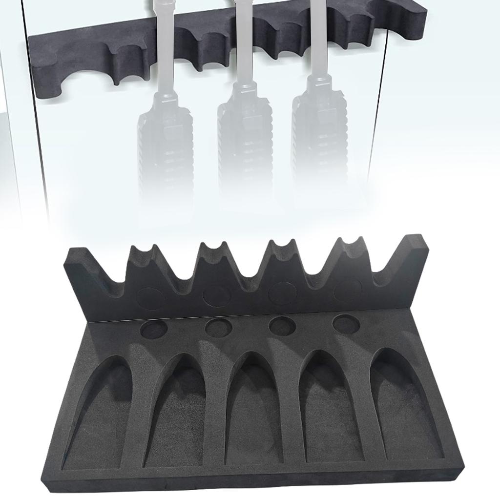 Lightweight Rifles Display Stand 5 Slots EVA Foam Rifles Rack Universal Rifles Barrel Rest Shooting Accessories