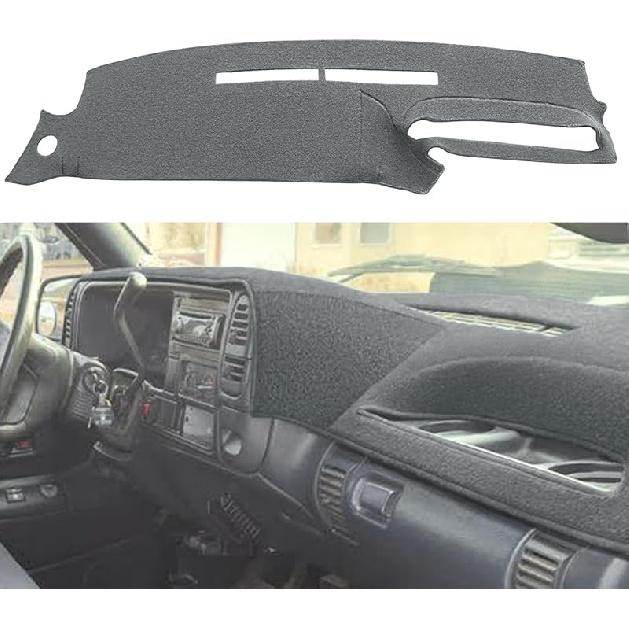 Yiz Dash Cover Mat Fit For Chevy Chevrolet Silverado/GMC Sierra C1500 C2500 C3500 K1500 K2500 K3500 Pickup Truck 1988-1994, 1992-94 GMC Yukon/Chevy