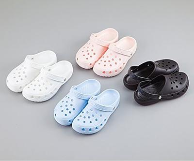 Размеры клогов Женские сандалии, Белый, 25.0-25.5см