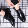 Fashion Official Natural Gumrukfree Genuine Leather Business Social Shoe Male Party Footwear Luxury Designer 39 New Men's Formal Shoes