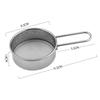 304 Stainless Steel Hand-held Mini Flour Sieve 40 Mesh Sugar Powder Sieve Cocoa Powder Spreader Baking Household Mesh Sieve