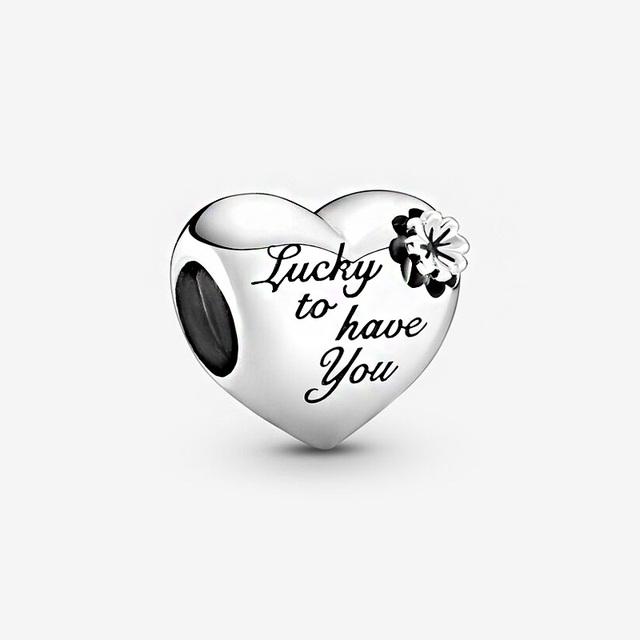 Аксессуары ко Дню матери, стерлингового серебра 925 пробы, бусины, подвески в форме сердца для мамы, подходят оригинальные браслеты, женские ювелирные изделия, подарок