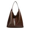 Korean Version of Niche Simple Female Texture Lazy Retro Tote Bag Women's Versatile Shoulder Bag